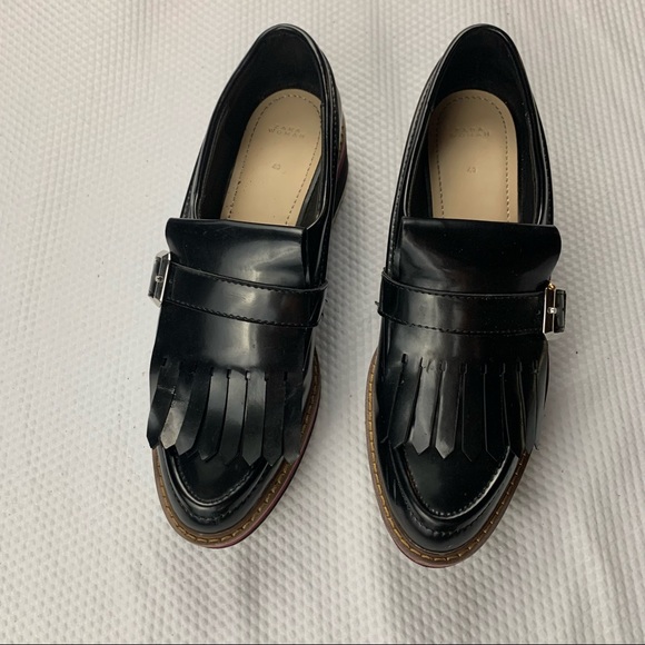 ZARA platform loafer with fringe - Picture 3 of 14